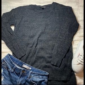 Heathered  gray sweater